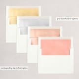 "Blooming Brunch" - Party Invitations in Rose by Ashley DeMeyere - Envelope Liner Options