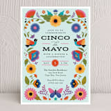 "Bridal Fiesta" - Party Invitations in Aqua by Laura Moyer - Front