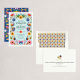 "Bridal Fiesta" - Party Invitations in Aqua by Laura Moyer - Assembled
