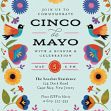 "Bridal Fiesta" - Party Invitations in Aqua by Laura Moyer - Detail