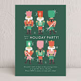"Nutcrackers" - Party Invitations in Evergreen by Itsy Belle Studio - Front