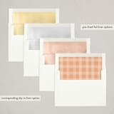 "Friendsgiving Celebration" - Party Invitations in Pumpkin Pie by Randi Cirelli - Envelope Liner Options