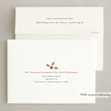 "santa carousel" - Party Invitations in Holly Red by Grae - FREE Recipient Addressing