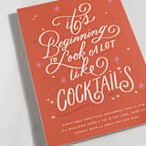 "A lot like Cocktails" - Party Invitations in Peppermint by Stephanie Hawkes - Detail