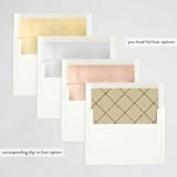 "engraved frame" - Party Invitations in Pine by Robert and Stella - Envelope Liner Options