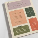 "Holiday Gift Swap" - Party Invitations in Cream by Sierra Lee - Detail