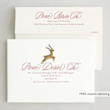 "Reindeer Crest" - Party Invitations in Latte by Jackie Crawford - FREE Recipient Addressing