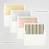 "Reindeer Crest" - Party Invitations in Latte by Jackie Crawford - Envelope Liner Options