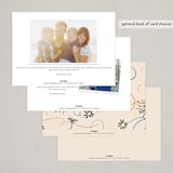 "Festive" - Party Invitations in Champagne by Anastasia Makarova - Back of Card Options