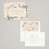 "Festive" - Party Invitations in Champagne by Anastasia Makarova - Assembled