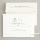 "Festive" - Party Invitations in Champagne by Anastasia Makarova - FREE Recipient Addressing