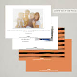 "Lantern" - Party Invitations in Pumpkin by Claudia Orengo - Back of Card Options