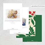 "Celosia" - Party Invitations in Vanilla by Deynaaz Daraei - Back of Card Options
