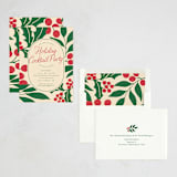 "Celosia" - Party Invitations in Vanilla by Deynaaz Daraei - Assembled