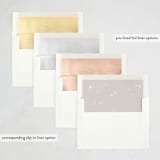 "Painted Tree" - Party Invitations in Evergreen by AK Graphics - Envelope Liner Options