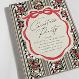 "Holiday Ribbon" - Party Invitations in Ruby by Jackie Crawford - Detail