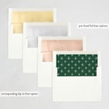 "Holiday Cocktails" - Party Invitations in Dusty Pink by Becky Nimoy - Envelope Liner Options