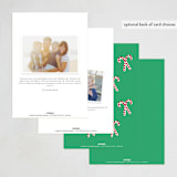 "Candycanes" - Party Invitations in Greenery by AK Graphics - Back of Card Options