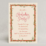 "Vintage Winter frame" - Party Invitations in Pudding by Creo Study - Front
