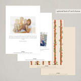 "Vintage Winter frame" - Party Invitations in Pudding by Creo Study - Back of Card Options