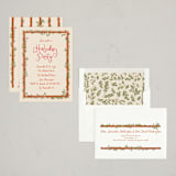 "Vintage Winter frame" - Party Invitations in Pudding by Creo Study - Assembled