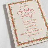 "Vintage Winter frame" - Party Invitations in Pudding by Creo Study - Detail