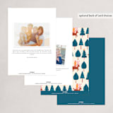 "Sassy Santa" - Party Invitations in Hollyberry by Sarah Knight - Back of Card Options