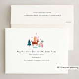 "Sassy Santa" - Party Invitations in Hollyberry by Sarah Knight - FREE Recipient Addressing