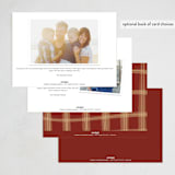 "holiday faunae" - Party Invitations in Holly Berry by Grae - Back of Card Options