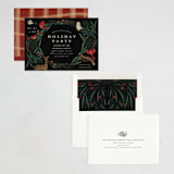 "holiday faunae" - Party Invitations in Holly Berry by Grae - Assembled