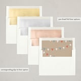 "Red White & Blue BBQ" - Party Invitations in Whipped Cream by Susan Zinader - Envelope Liner Options