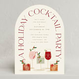 "Holiday Spirits" - Party Invitations in Manhattan by Susan Zinader - Front