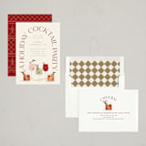 "Holiday Spirits" - Party Invitations in Manhattan by Susan Zinader - Assembled