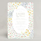 "Easter Celebration" - Party Invitations in Daffodil by Hudson meet Rose - Front