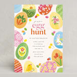 "Egg Hunt" - Party Invitations in Eggshell by Laura Moyer - Front