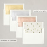 "JingleMingle" - Party Invitations in Sand by samovilka - Envelope Liner Options