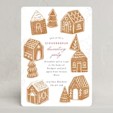 "gingerbread bakery" - Party Invitations in Icing by Rebecca Durflinger - Front