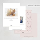 "Toasty party" - Party Invitations in Eggnog by Cindy Chu - Back of Card Options