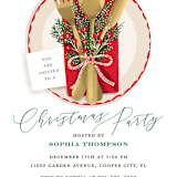 "Christmas Party" - Party Invitations in Cherry by iamtanya - Detail