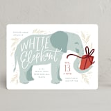 "White Elephant Present" - Party Invitations in Juniper by Alethea and Ruth - Front