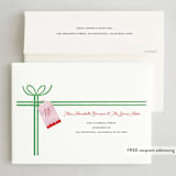 "Secret Santa" - Party Invitations in Jolly by Sarah Knight - FREE Recipient Addressing