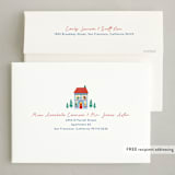 "Merry House" - Party Invitations in Sky by Elly - FREE Recipient Addressing