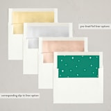 "Merry House" - Party Invitations in Sky by Elly - Envelope Liner Options