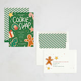 "Have a cookie" - Party Invitations in Wreath by Vera Lim - Assembled