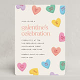 "candy hearts" - Party Invitations in Pastel by Ellen Schlegelmilch - Front