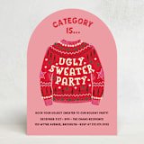 "ugly sweater" - Party Invitations in Fuchsia by Jennifer Lew - Front