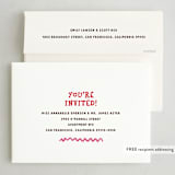 "ugly sweater" - Party Invitations in Fuchsia by Jennifer Lew - FREE Recipient Addressing