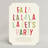 "La Party" - Party Invitations in Ivory by Baumbirdy - Front