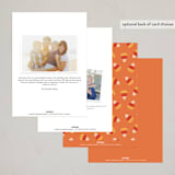 "Spooky Sweets" - Party Invitations in Pumpkin by Kacey Kendrick Wagner - Back of Card Options