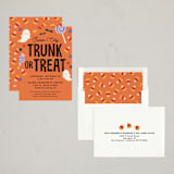 "Spooky Sweets" - Party Invitations in Pumpkin by Kacey Kendrick Wagner - Assembled